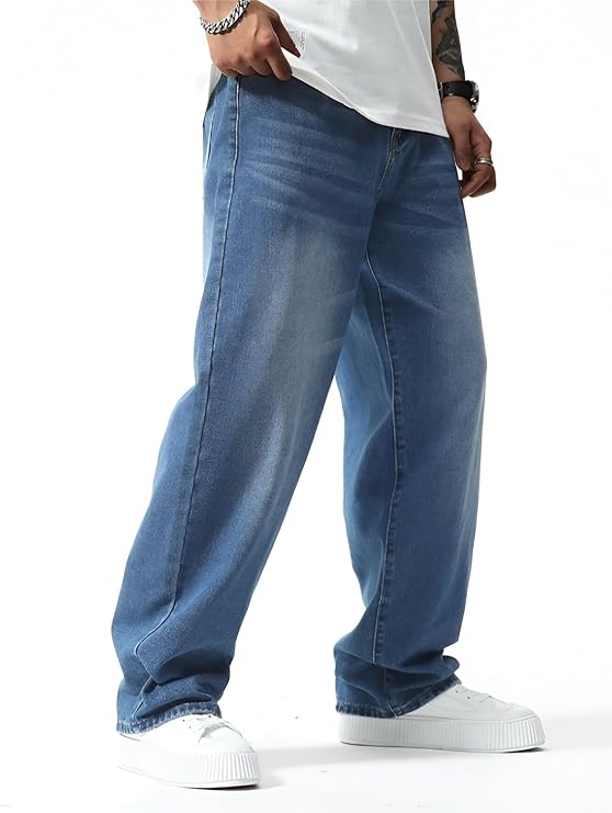 Ben Martin Men Jeans || Baggy Fit Jean's for Man || Loose Fit High Rise Denim