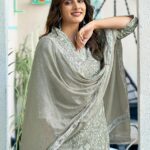 Women's Cotton Floral Ethnic Printed Kurta Set with Pants